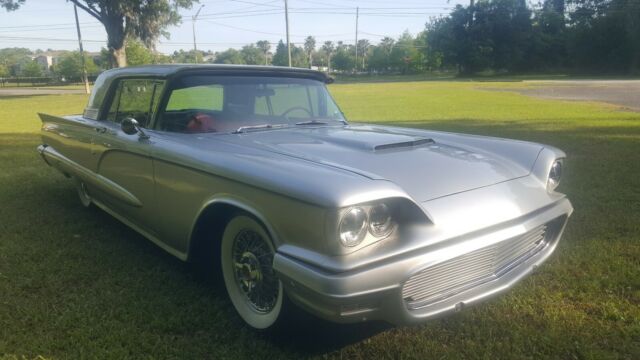 1959 Silver Ford Thunderbird 2dr