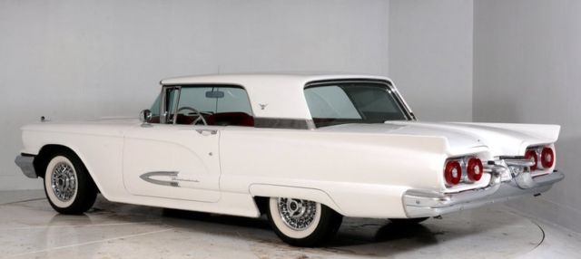 1959 White Ford Thunderbird Coupe