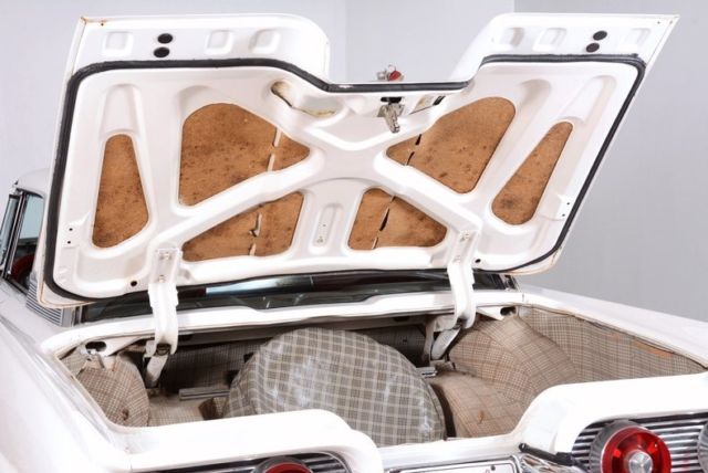 1959 White Ford Thunderbird Coupe