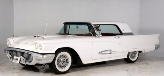 1959 White Ford Thunderbird Coupe