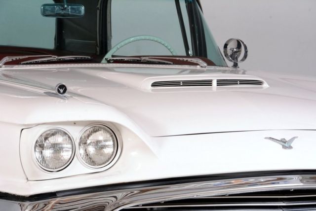 1959 White Ford Thunderbird Coupe