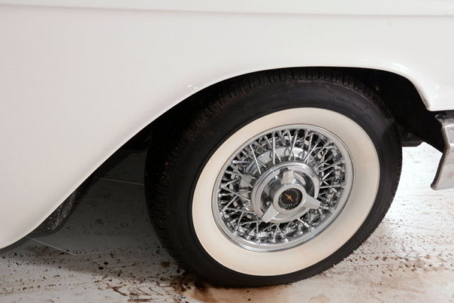 1959 White Ford Thunderbird Coupe