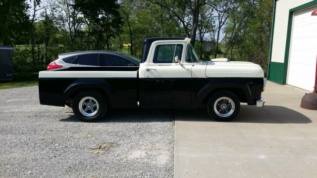 1959 Black Ford F-100 truck