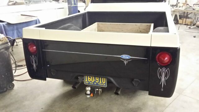 1959 Black Ford F-100 truck