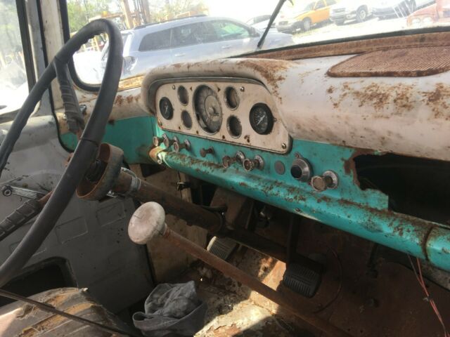 1959 Black Ford F-100 truck