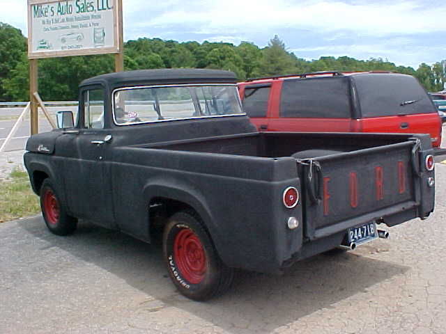 1959 Black Ford F-100