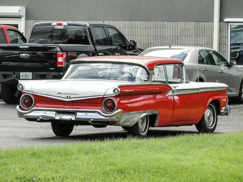 1959 Red Ford Fairlane Hardtop