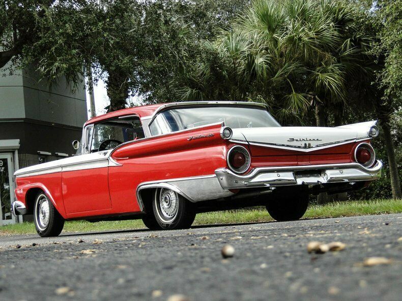 1959 Red Ford Fairlane Hardtop