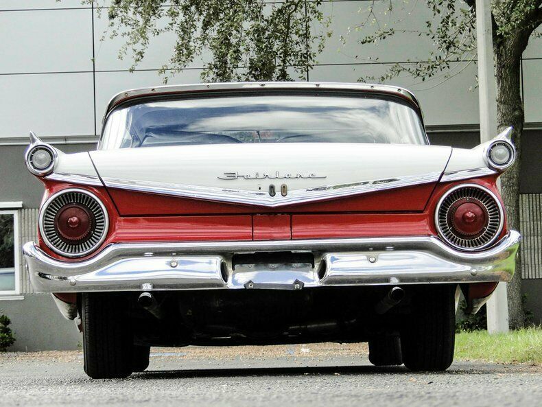 1959 Red Ford Fairlane Hardtop