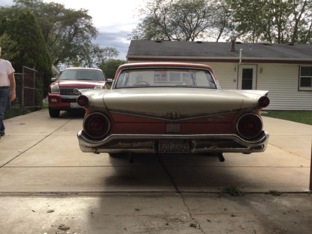 1959 Gerenium & white Ford Galaxie Coupe