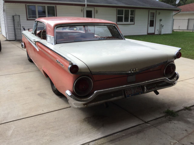 1959 Gerenium & white Ford Galaxie Coupe