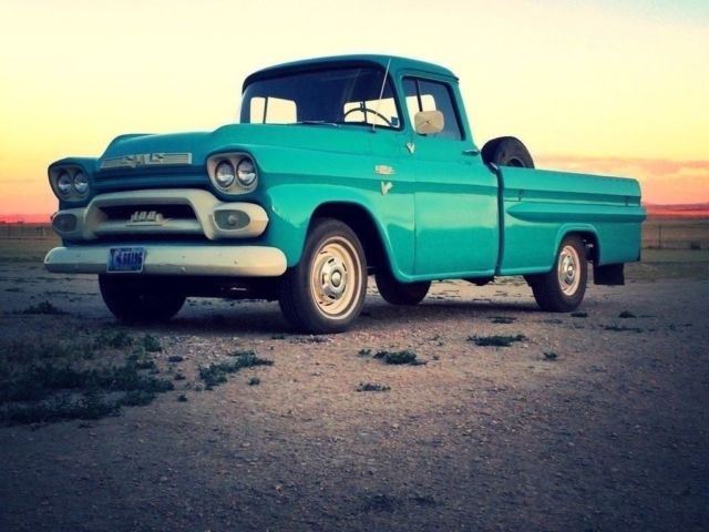 1959 Turquoise Chevrolet Other Pickups Single cab