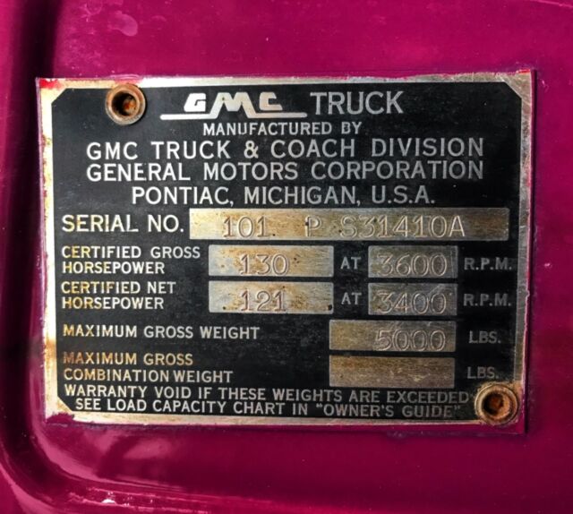 1959 Purple GMC 100 (Apache) Pickup