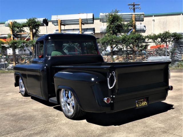 1959 flat black GMC 100 Standard Cab Pickup