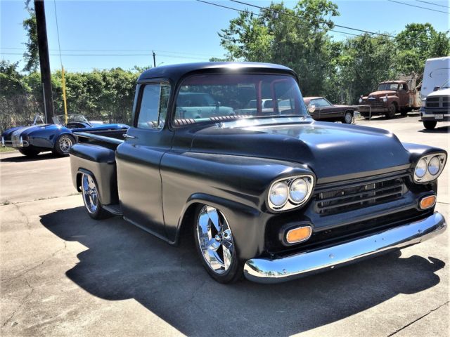 1959 flat black GMC 100 Standard Cab Pickup