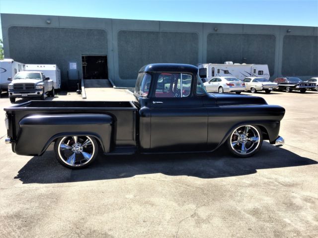 1959 flat black GMC 100 Standard Cab Pickup