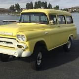 1959 Yellow GMC Suburban SUV