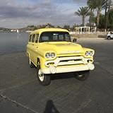 1959 Yellow GMC Suburban SUV