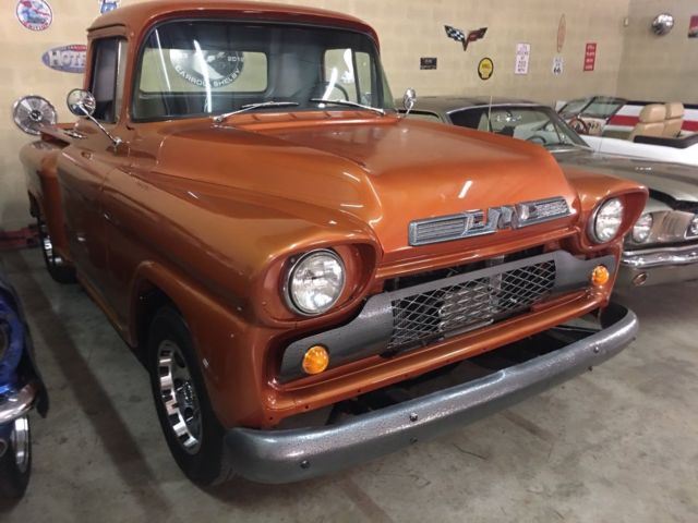 1959 Orange gmc Extended Cab Pickup