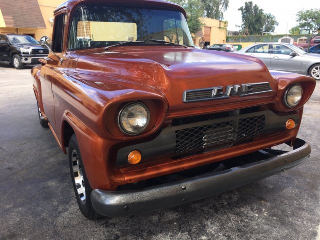 1959 Orange gmc Extended Cab Pickup