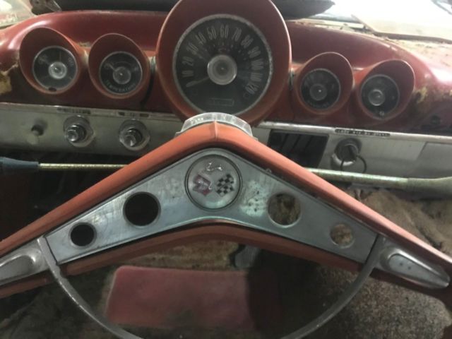 1959 Black body, white on top of roof and deck Chevrolet Impala 4 door hardtop