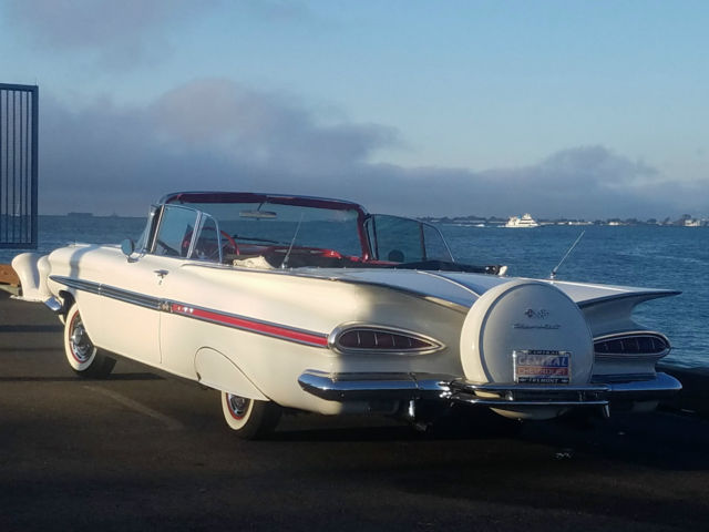 1959 Black Chevrolet Impala Convertible