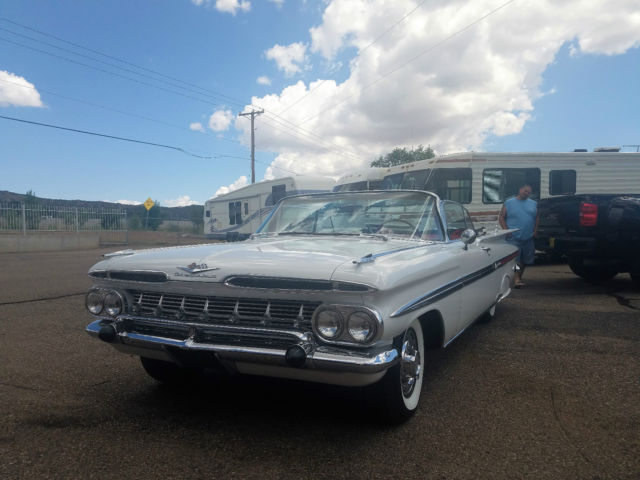 1959 Black Chevrolet Impala Convertible