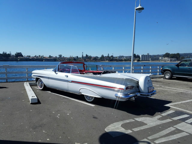 1959 Black Chevrolet Impala Convertible