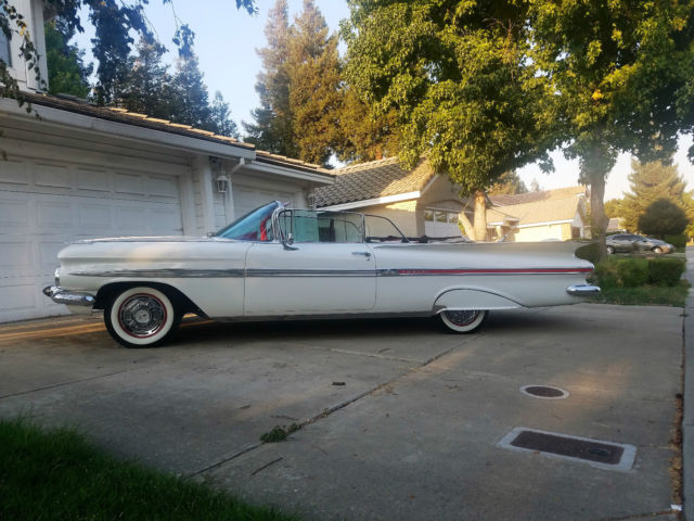 1959 Black Chevrolet Impala Convertible