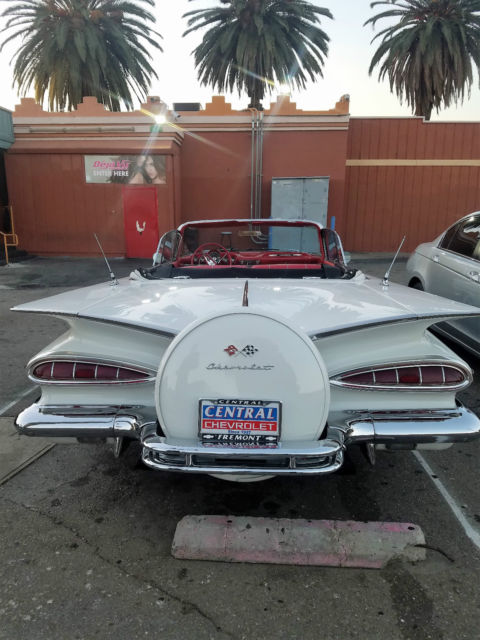1959 Black Chevrolet Impala Convertible