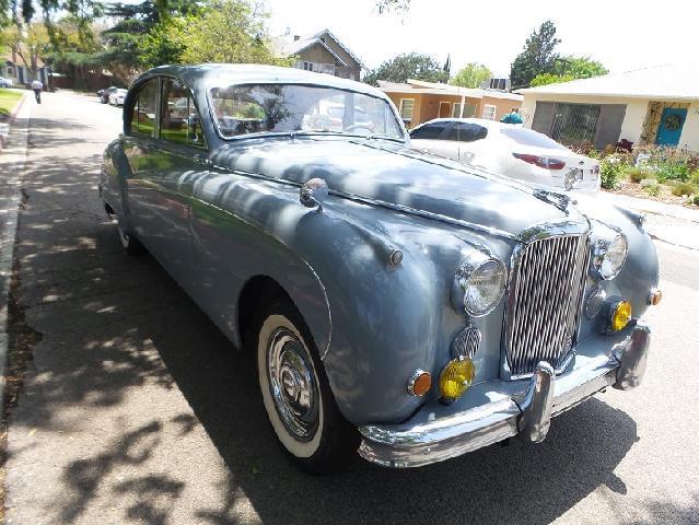 1959 Blue Jaguar MK1X  Sedan