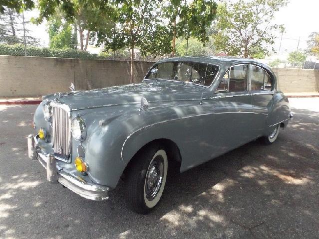 1959 Blue Jaguar MK1X  Sedan
