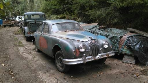 1959 Green Jaguar Other Sedan