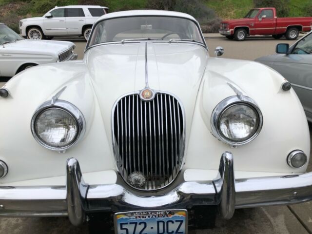 1959 White Jaguar XK Coupe