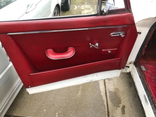 1959 White Jaguar XK Coupe