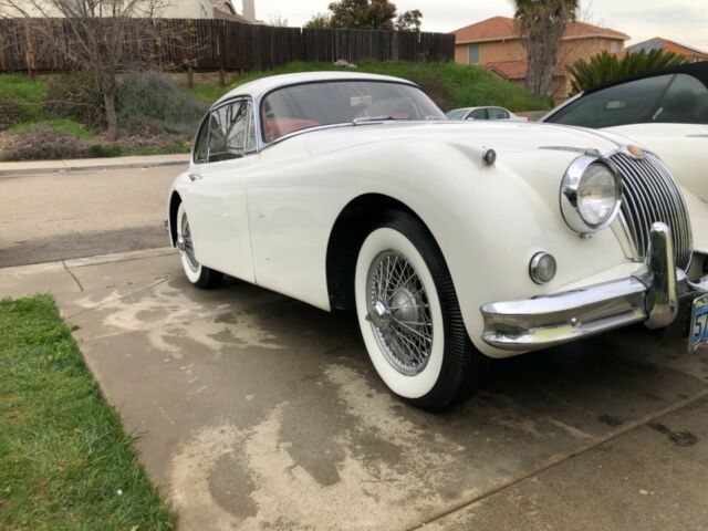 1959 White Jaguar XK Coupe
