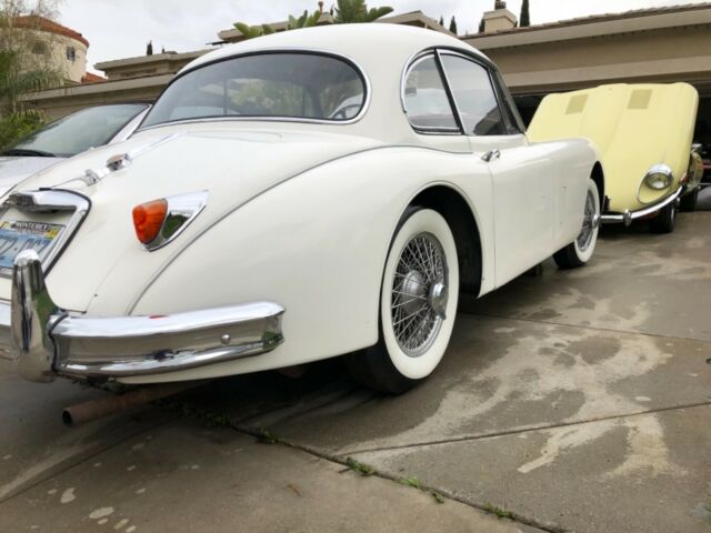 1959 White Jaguar XK Coupe