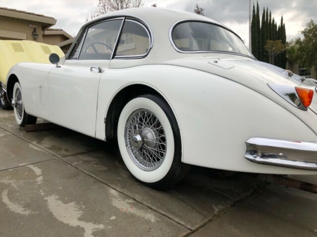 1959 White Jaguar XK Coupe