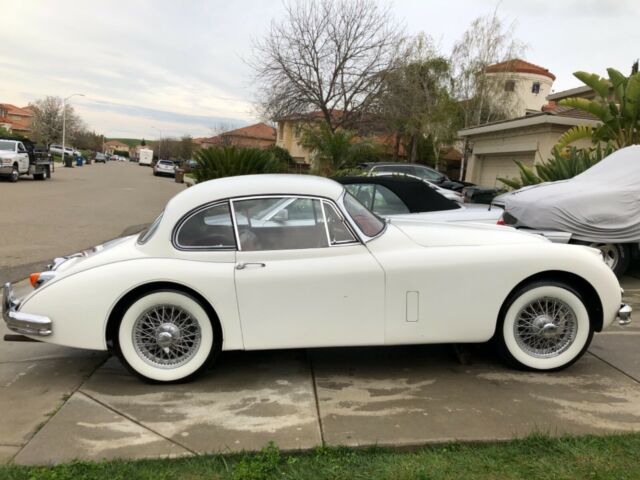 1959 White Jaguar XK Coupe