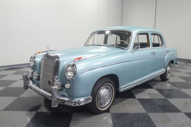 1959 Blue Mercedes-Benz 220S