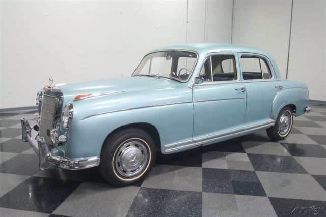 1959 Blue Mercedes-Benz 220S