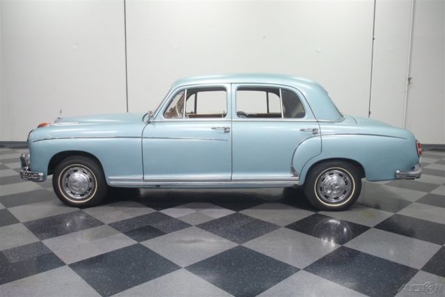 1959 Blue Mercedes-Benz 220S