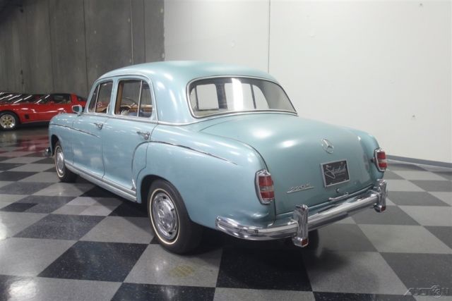 1959 Blue Mercedes-Benz 220S