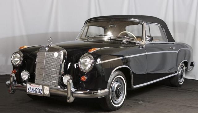 1959 Black Mercedes-Benz 220 --