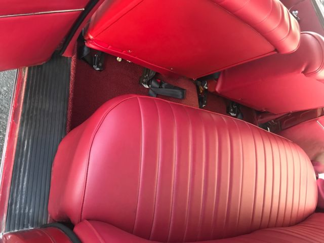 1959 Red/ Black Mercedes-Benz 200-Series Sedan