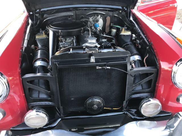 1959 Red/ Black Mercedes-Benz 200-Series Sedan