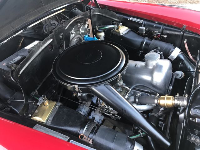 1959 Red/ Black Mercedes-Benz 200-Series Sedan