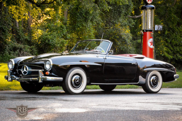 1959 Black Mercedes-Benz SL-Class Roadster