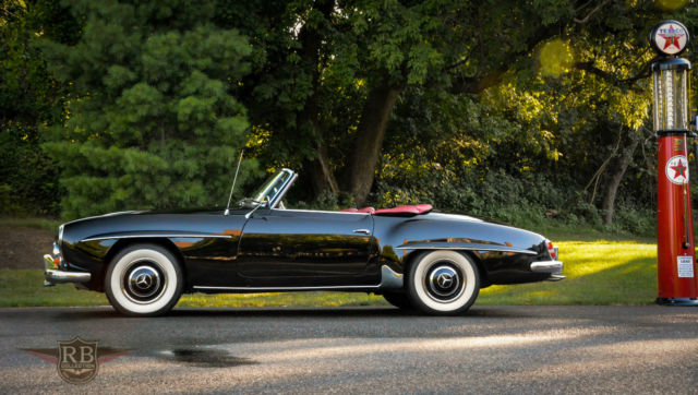 1959 Black Mercedes-Benz SL-Class Roadster