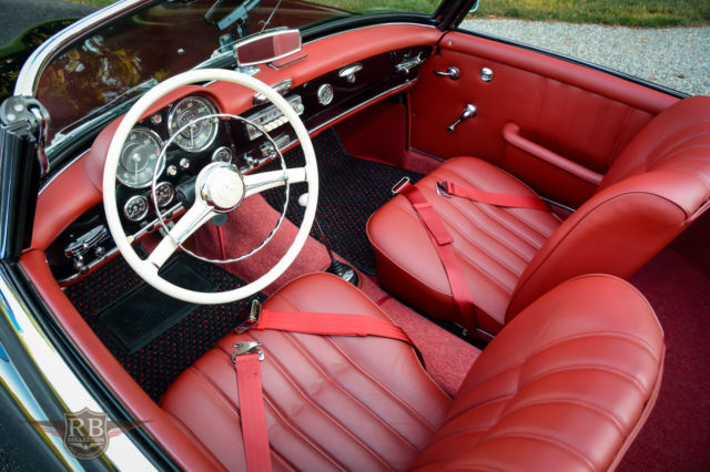 1959 Black Mercedes-Benz SL-Class Roadster